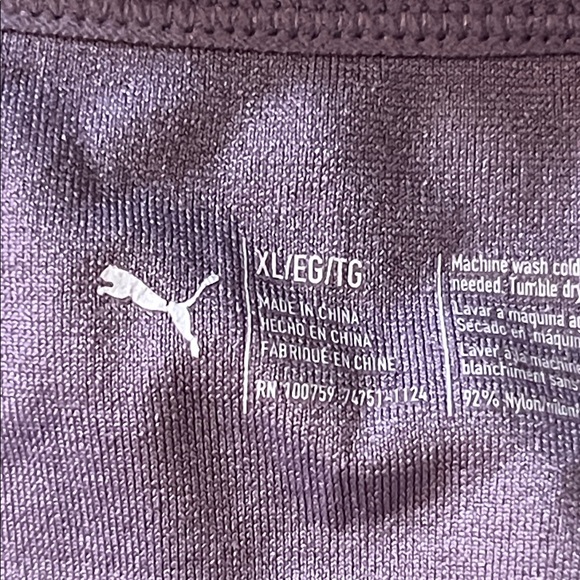 Puma Women's Purple Sports Bra-EUC - Picture 9 of 9